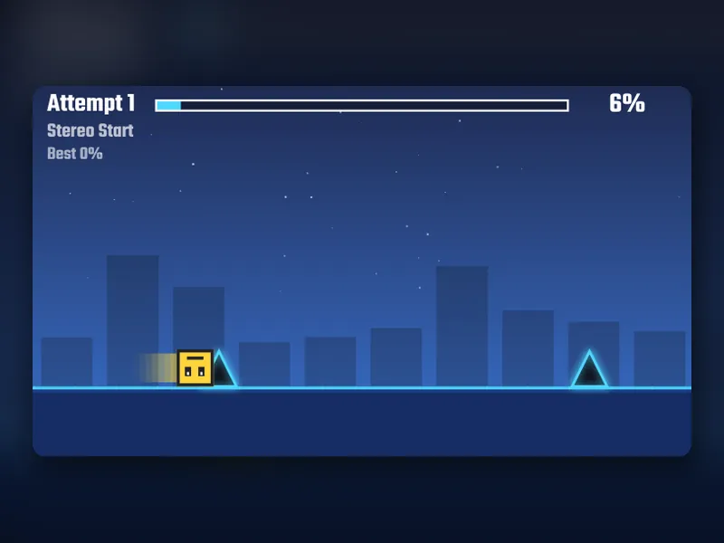 Cube Dash game