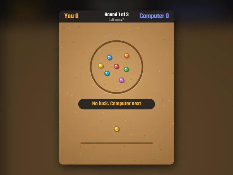Kanche Marbles game