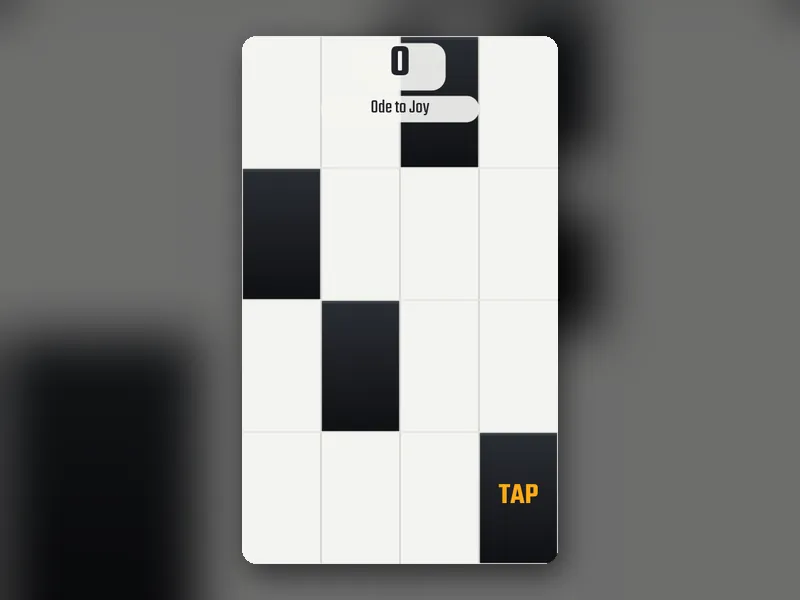 Piano Tiles game