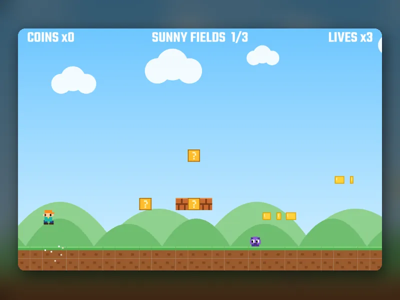 Pixel Jumper game