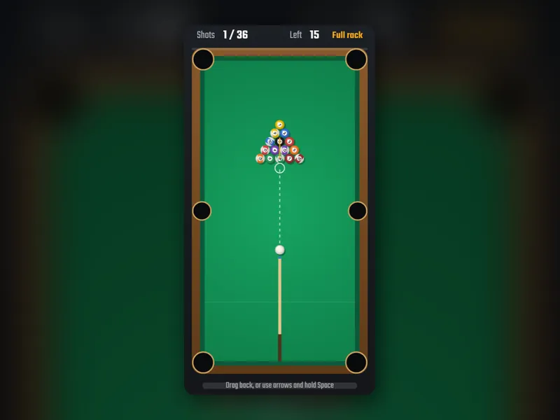 Pool Trick Shots game