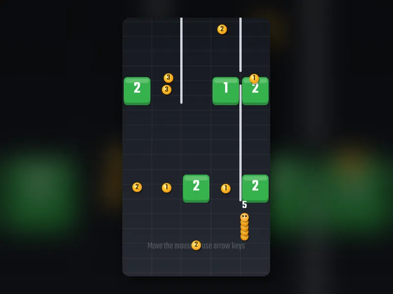Snake vs Block game