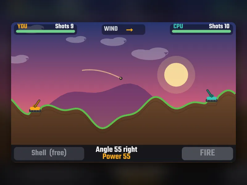 Tank Artillery game