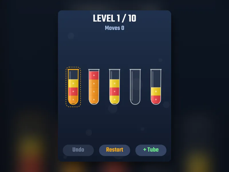 Water Sort game
