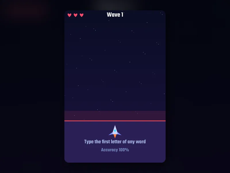 Word Invaders game