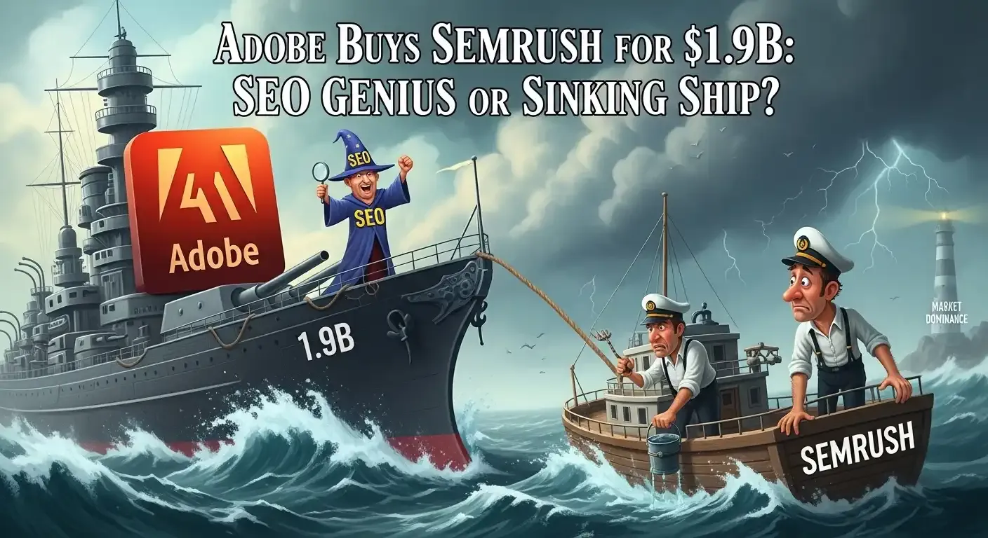 Adobe Buys SEMrush for $1.9B: SEO Genius or Sinking Ship?