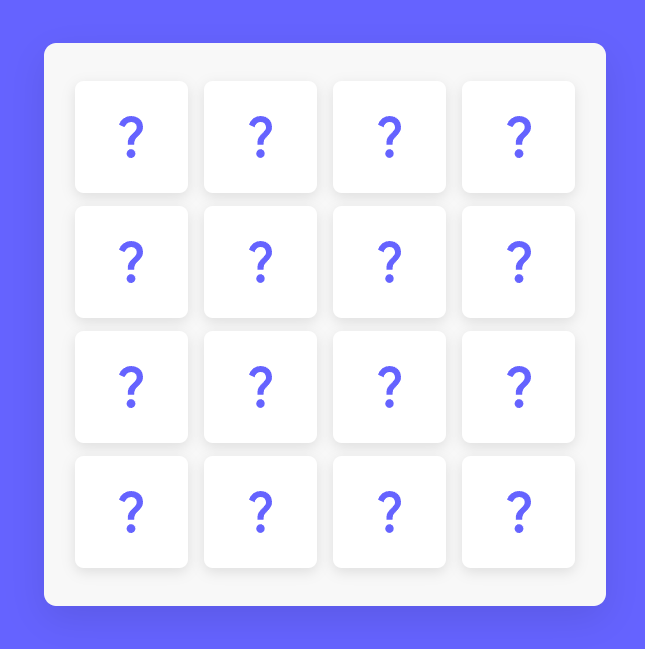 Memory Card game